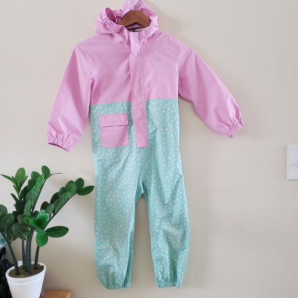 Ripzone Other - Ripzone Toddler Girls' Cloudburst Rainsuit - Size 6